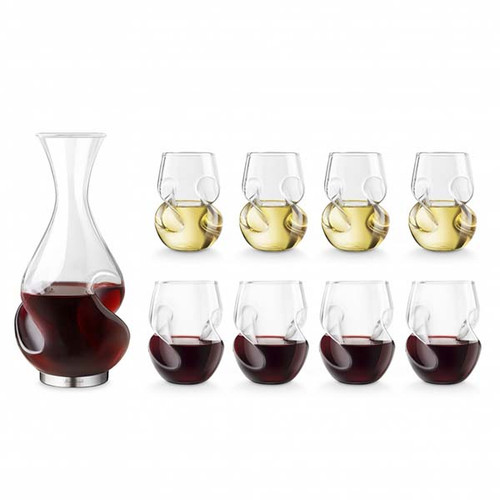 L'Grand Conundrum 9 Piece Aerator Decanter Set