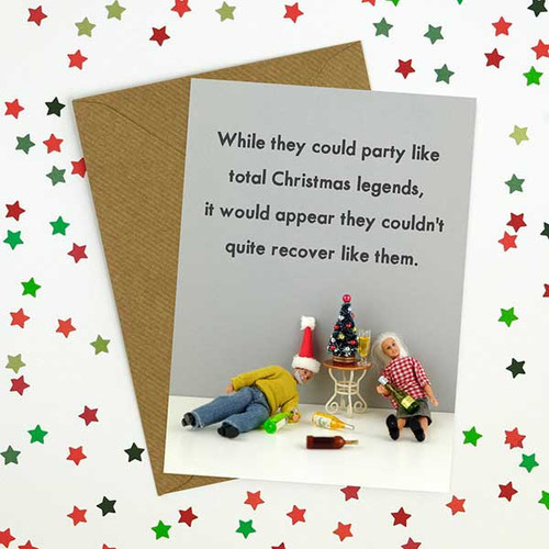 Party Like Christmas Legends Card