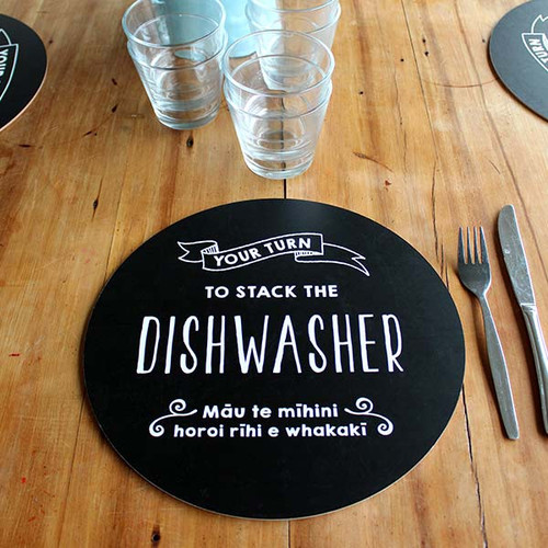 Kiwi Family Chores Placemats