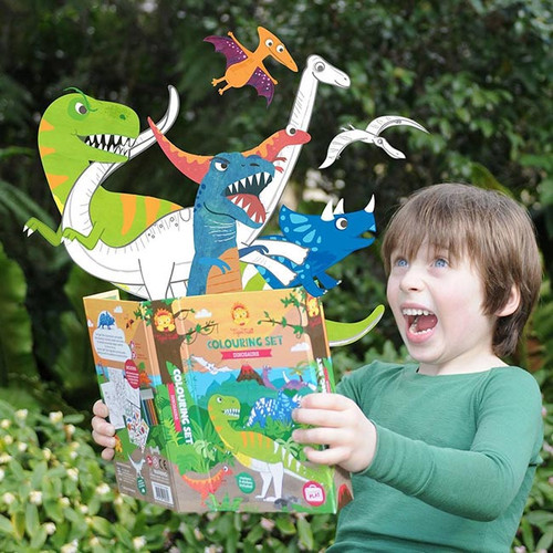 Dinosaur Colouring Set