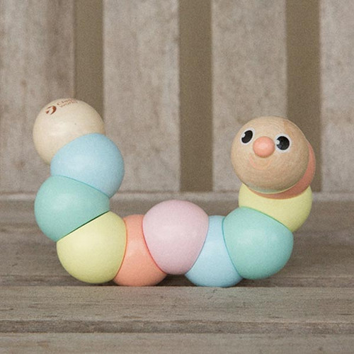 Pastel Wooden Twisty Caterpillar