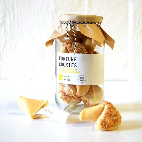 White Chocolate & Toasted Coconut Fortune Cookie Jar