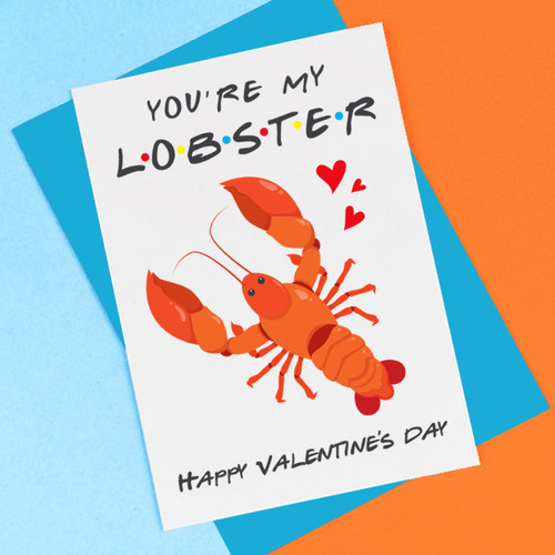 You're My Lobster Valentine's Card