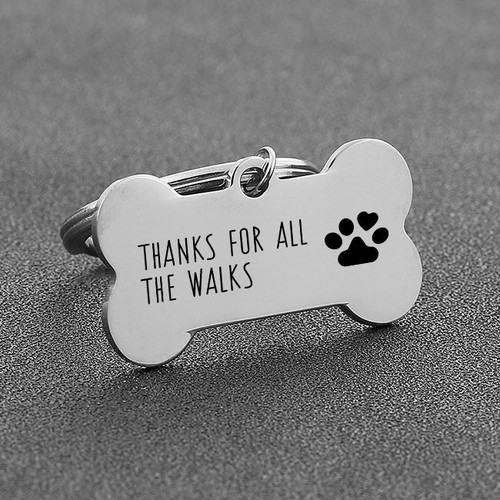 Thanks for all the Walks Keyring