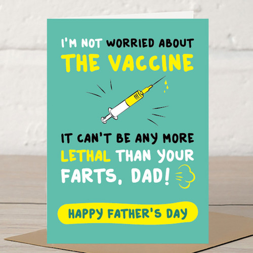 Vaccine Father's Day Card