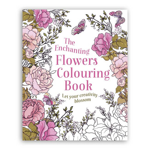 The Enchanting Flowers Colouring Book