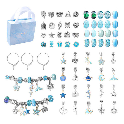 Charm Bracelet Making Kit - 63pc