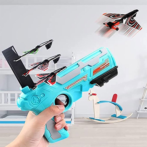 Air Battle Foam Airplane Launch Gun