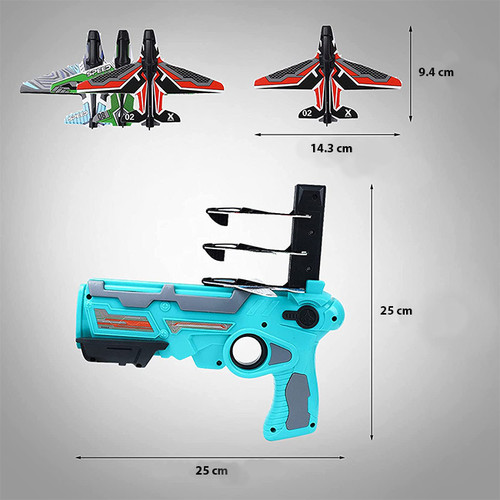 Air Battle Foam Airplane Launch Gun