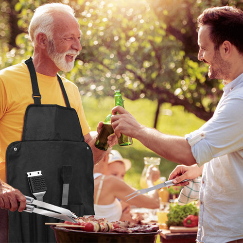 BBQ Apron with Tools - 6pc