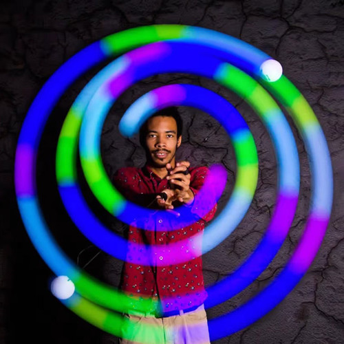 Spinballs LED Rechargeable Poi Set