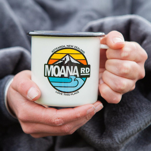 Moana Road Adventure Enamel Mug