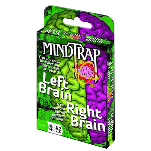 Mindtrap Left/Right Brain Card Game
