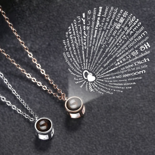 100 Languages of Love Projection Necklace