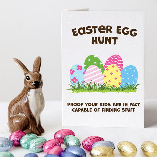 Easter Egg Hunt Card