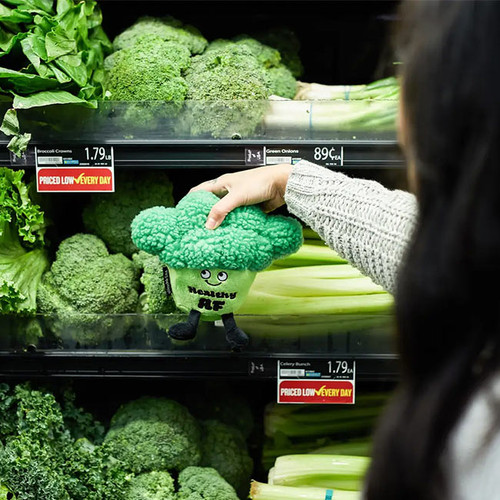 "Healthy AF" Plush Broccoli