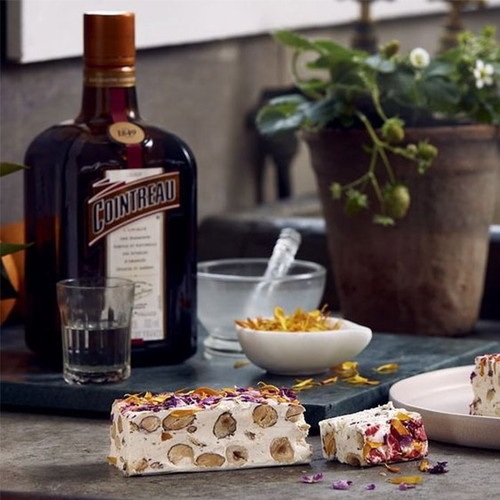 Cointreau Orange Liqueur, Strawberry & Candied Orange Nougat