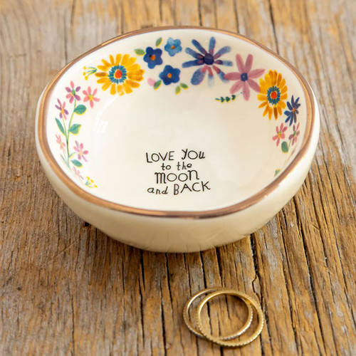 Love You to the Moon & Back Trinket Bowl