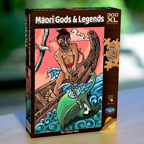 Māori Gods & Legends - The Fish of Maui - XL 300pc Puzzle