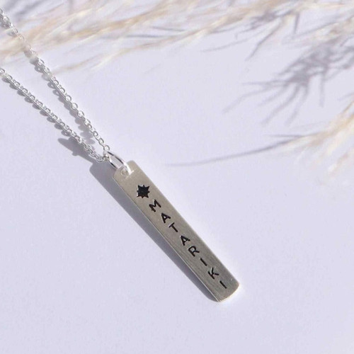 Little Taonga Matariki Necklace - Silver