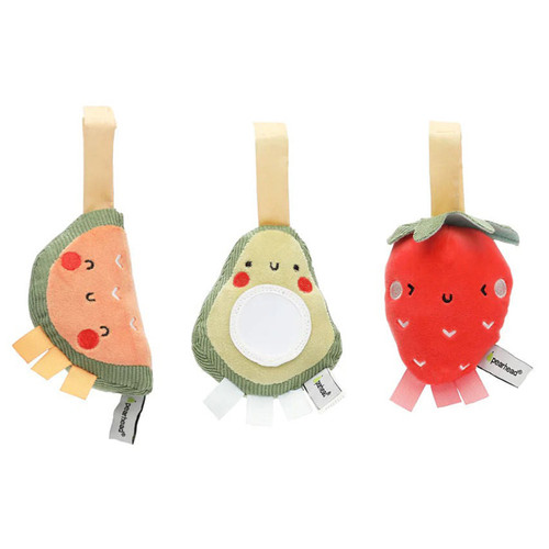 Fruit Pearhead Stroller Toy Set