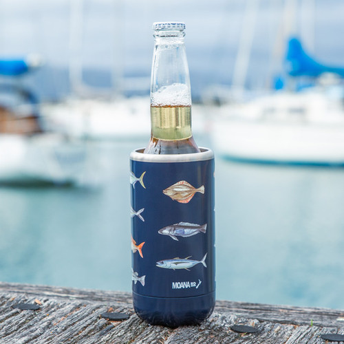 NZ Fishing Club Bottle Cooler