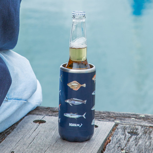 NZ Fishing Club Bottle Cooler