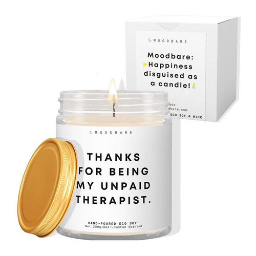 Unpaid Therapist Luxury Eco Soy Candle