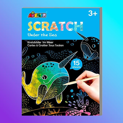 Under the Sea Mini Scratch Book