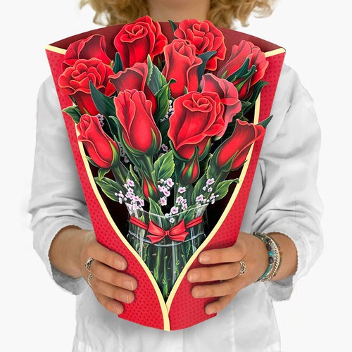 Pop-Up Roses Bouquet Card