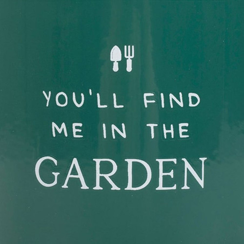 Find Me in the Garden Enamel Mug