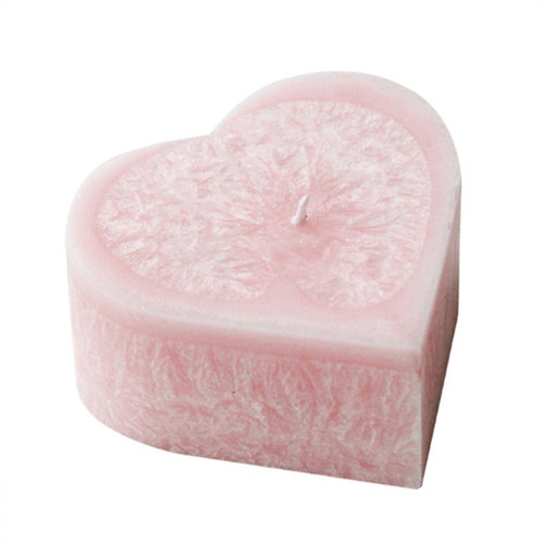 Peony Rose Heart Candle