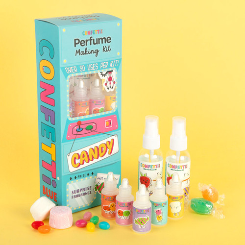 Confetti Blue Candy Scented Perfume Kit
