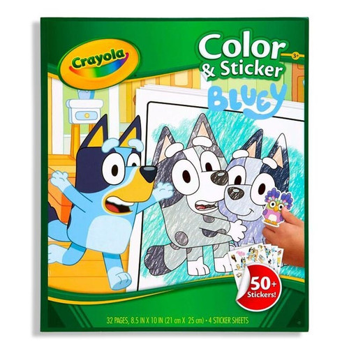 Crayola Colour & Sticker Bluey