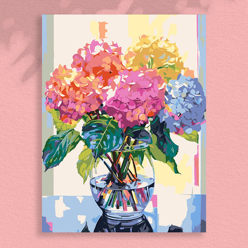 Hydrangeas in Bloom - 30 x 40 Paint by Numbers Kit