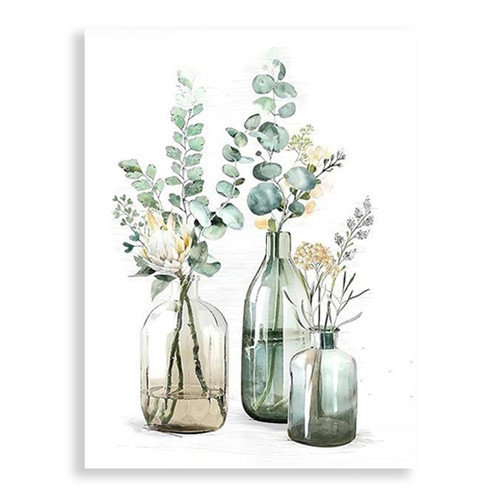 Florals in Vase - 30 x 40 Paint by Numbers Kit