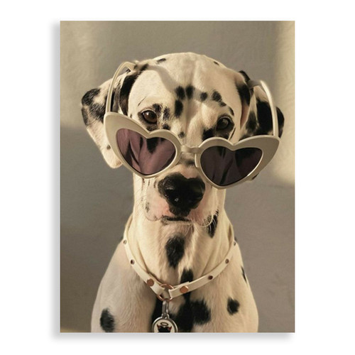 The Silly Dalmatian Dog - 30 x 40 Paint by Numbers Kit