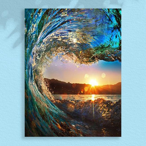 Sunset Wave - 30 x 40 Paint by Numbers Kit