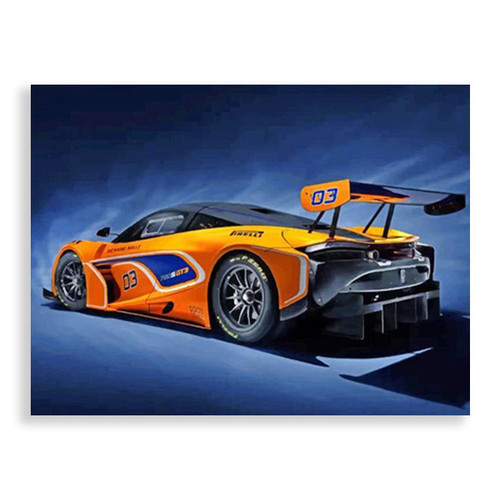 McLaren 720s GT3x - 30 x 40 Paint by Numbers Kit