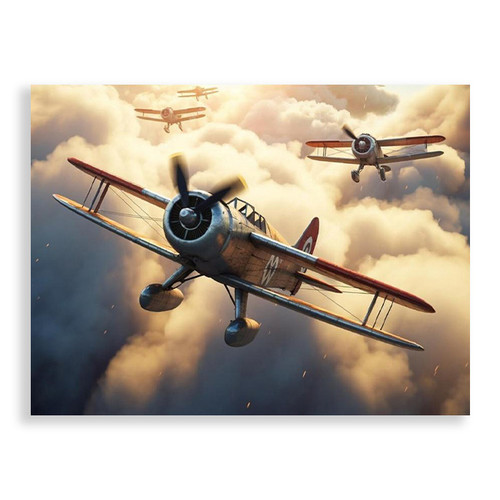 War Planes - 30 x 40 Paint by Numbers Kit