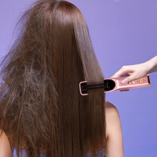 Cordless Hair Straightener Brush