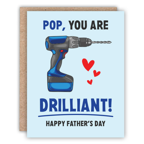 Drilliant Pop Father's Day Card