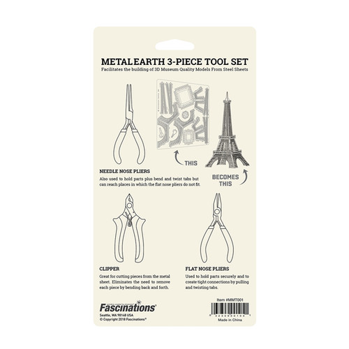 Metal Earth 3pc Tool Set