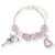 Fairy Princess Pink Charm Bracelet