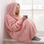 Adult Light Pink Mega Hoodie Blanket NZ