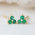 Gold Birthstone Studs