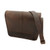 Brown Maxime Messenger Bag with Stripe Lining