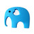 Silicone Elephant Teether