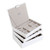 White Classic Stackers Jewellery Box