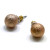 Rose Gold Ball Stud Earrings